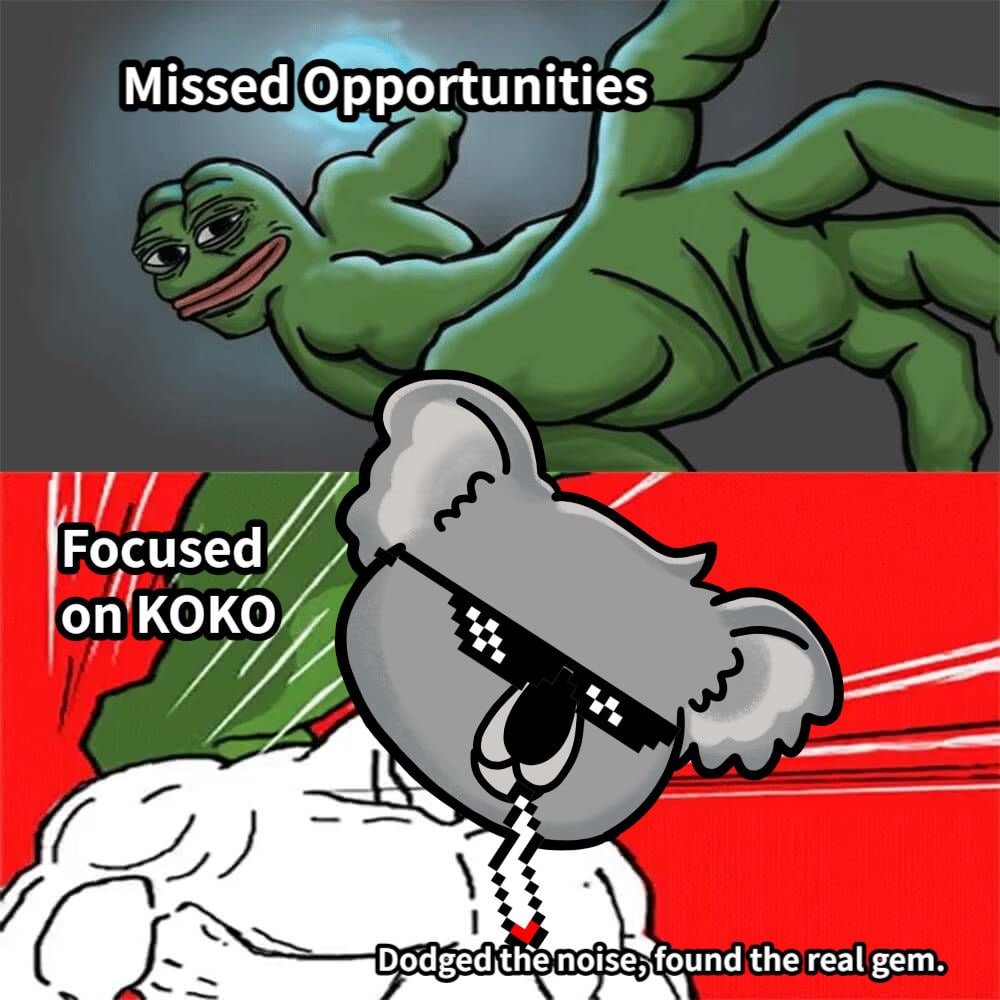 🥳Glad to have gained 1000+ followers on Twitter!
Over 1500 #MEMECOIN enthusiasts have already joined our community!🥰

Check $KOKO DEX here:
dexscreener.com/sui/0x4f6c5f97…

✨Welcome to the #KOKO family! 🐨
😘 If anyone wants to contribute to community building, feel free to send $KOKO