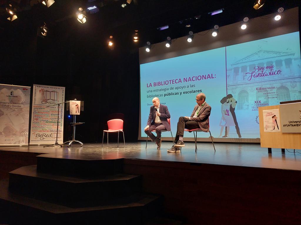 Conociendo la plataforma de recursos disponibles en la <a href="/BNE_biblioteca/">Biblioteca Nacional de España</a> para bibliotecas escolares #BNEscolar
bnescolar.bne.es/inicio

#BinomioFantástico24 #BEREDAB #Bibliotecas #BibliotecasEscolares #BibliotecasPúblicas #Lectura
#coordinadoresdebibliotecaig
#Albacete #CLM #CRFP