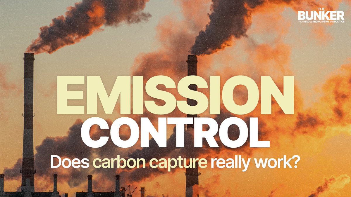 The Bunker (@bunker_pod) on Twitter photo Carbon capture is a controversial technology – but that hasn’t stopped governments ploughing huge sums of money into it. How does it work – and how effective is it? <a href="/rosamundmtaylor/">Ros Taylor</a> and @stv_smith discuss➡️linktr.ee/bunker_pod Carbon capture is a controversial technology – but that hasn’t stopped governments ploughing huge sums of money into it. How does it work – and how effective is it? <a href="/rosamundmtaylor/">Ros Taylor</a> and @stv_smith discuss➡️linktr.ee/bunker_pod