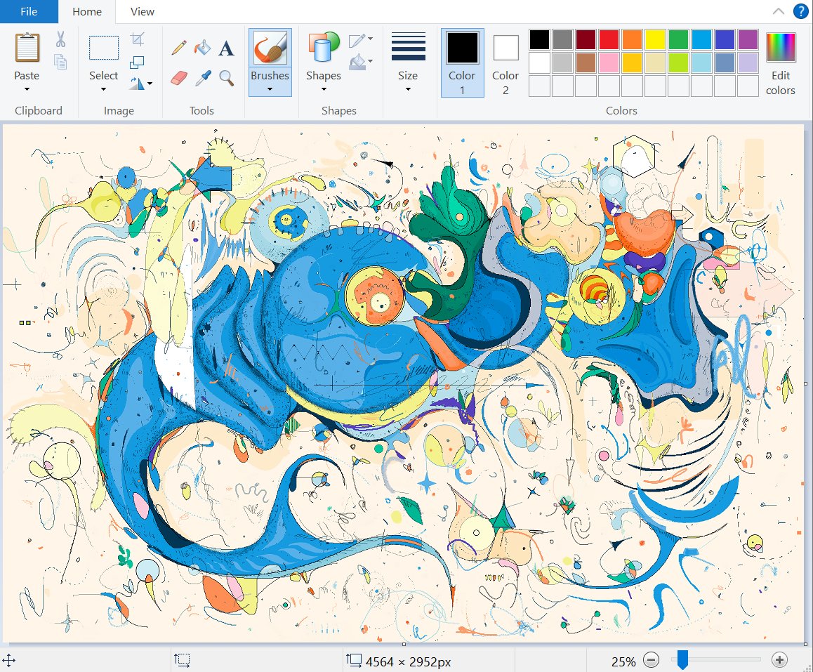 Composition study in MS Paint by <a href="/khwampa/">KHWAMPA 𖤓</a> (2024)