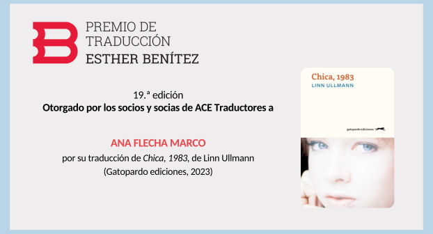 UWC Espana (@uwcespana) on Twitter photo 🎉 Nuestra alumni <a href="/anaflesh/">Ana Flecha Marco</a> (Red Cross Nordic UWC, 2005) ha ganado el XIX Premio de Traducción Esther Benítez 🏆 por su magnífica traducción al castellano de "Chica, 1983" de Linn Ullmann.
¡Felicidades, Ana! 🎊👏 🎉 Nuestra alumni <a href="/anaflesh/">Ana Flecha Marco</a> (Red Cross Nordic UWC, 2005) ha ganado el XIX Premio de Traducción Esther Benítez 🏆 por su magnífica traducción al castellano de "Chica, 1983" de Linn Ullmann.
¡Felicidades, Ana! 🎊👏