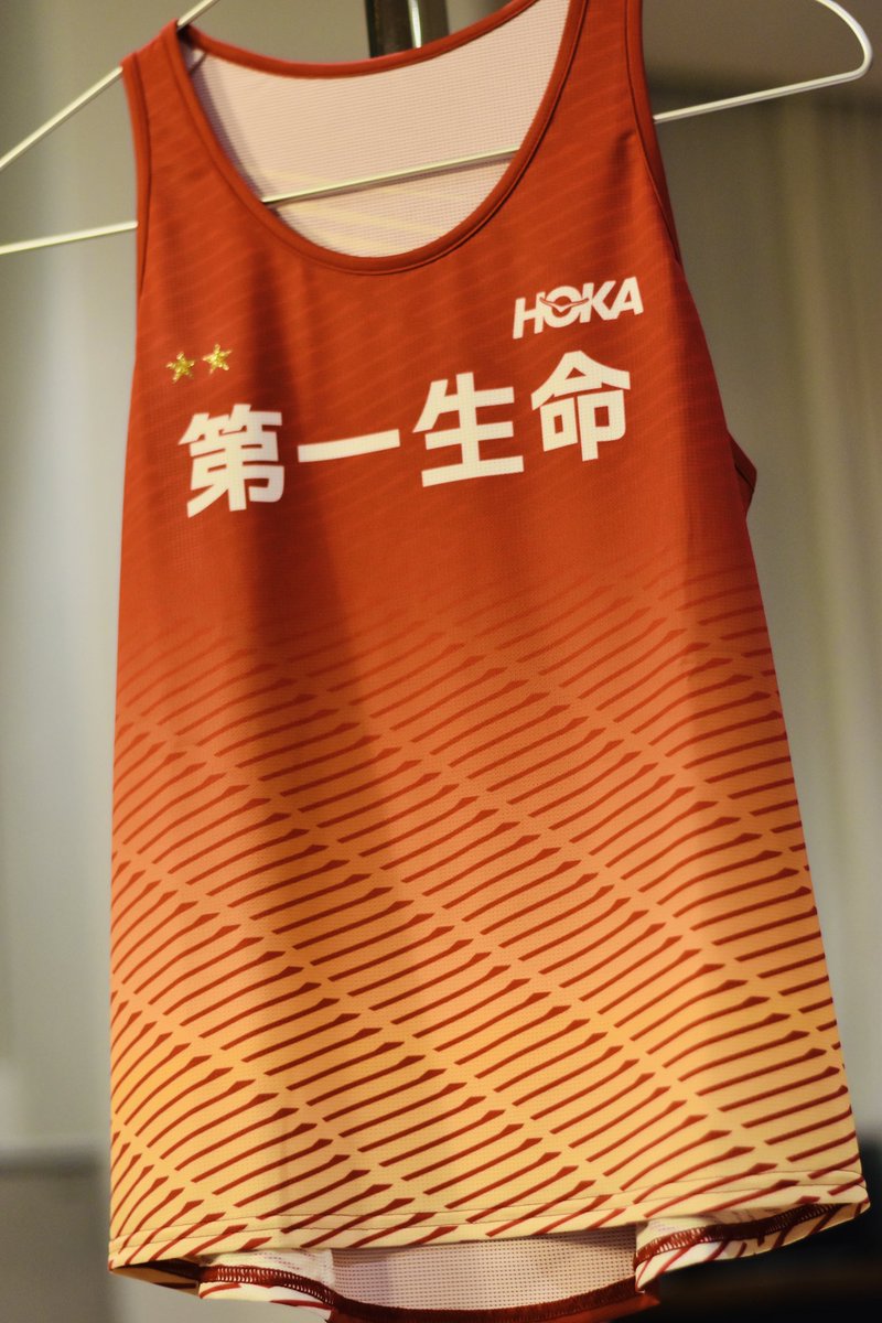 憧れの 上下L】陸上ユニフォーム 国体特注モデル オレンジイエロー 陸上用パンツ