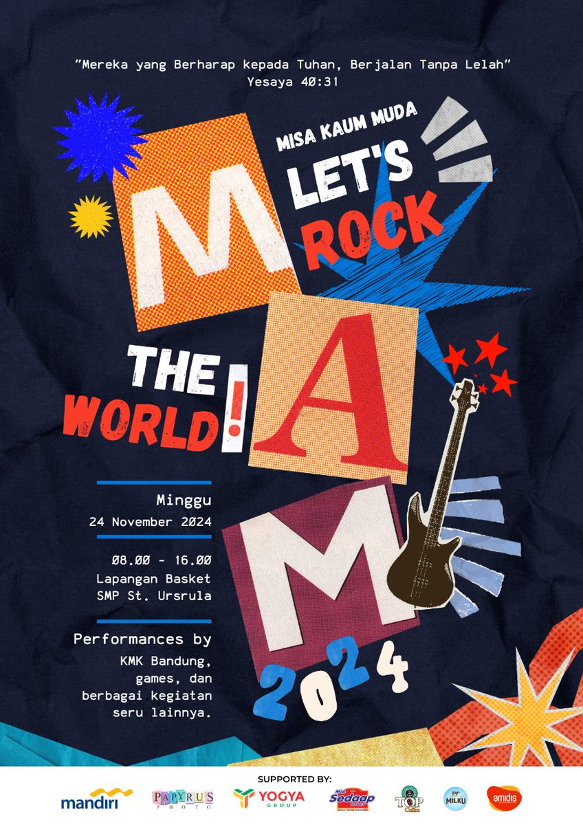 Sudah siap minggu ini dengan kegiatan yg ditunggu" ini?
Let's Rock at MAM beb 🔥🔥🔥
Fate Chiasso📷📷📷
#Katolik
#Mahasiswa
#Faith
#Creativity
#FateChiasso