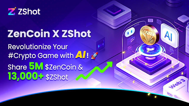 #ZenCoin X #ZShot
Why is ZShot’s #AI coin selection key to #Crypto  success⁉️
🤖 AI Selection: Join millions in the #Meme community, find 100x potential coins with AI. 
💰Earn rewards via Trade-to-Mine and enjoy 50% referral commissions.
🔒 Secure with non-custodial keys.