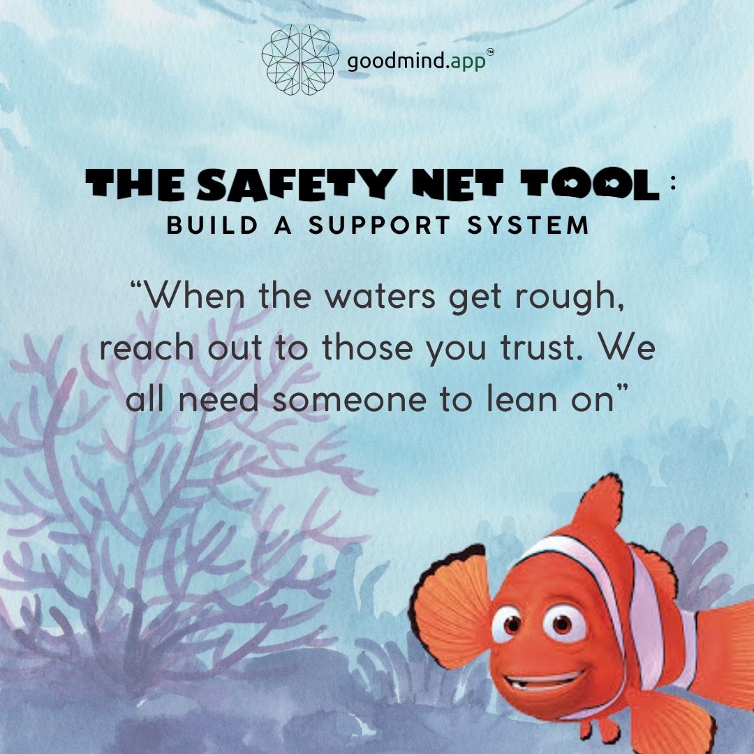 goodmind_app's tweet image. Feeling lost? Just keep swimming! Our Finding Nemo Mental Health Toolkit is here to guide you toward courage, connection, and self-belief.

#goodmind #selfbelief #mentalhealthmatters #mentalwellbeing