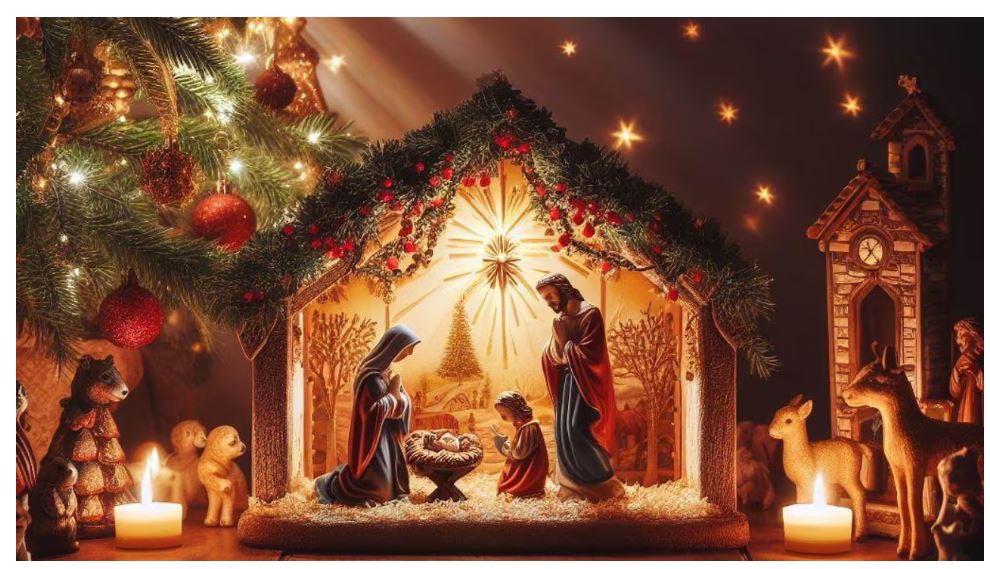 OnVasBarcelona's tweet photo. Com ens han robat el pessebre, l'hem posat nosaltres, us sumeu a la iniciativa? Prou de que ens robin les tradicions i la ciutat a qui li molesti que marxi https://t.co/BzMCTKizsF