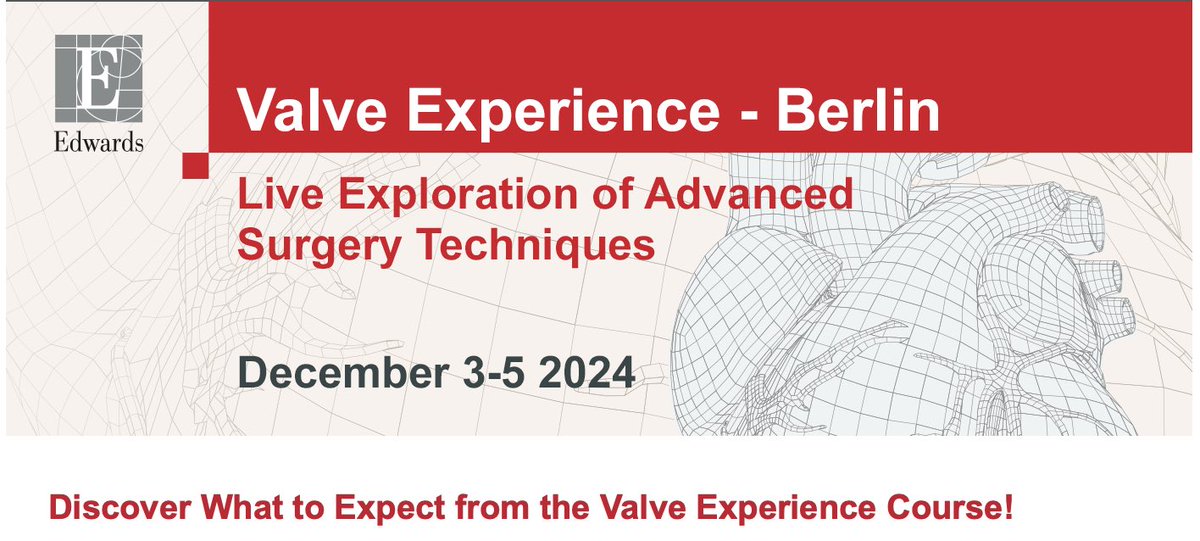 Still time to register….

edwards-surgical-event.com/140/participat…