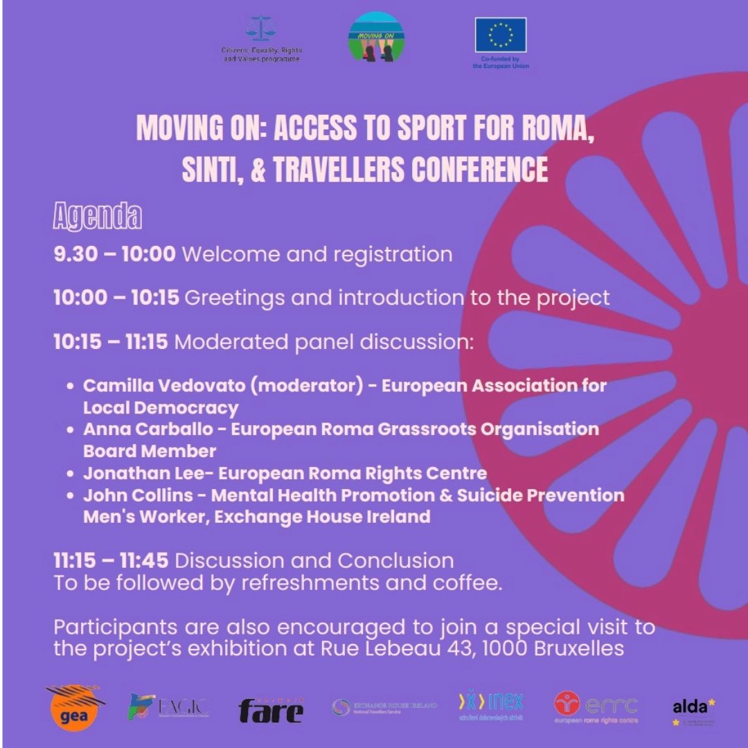 ERRCtweets's tweet photo. 📅 Date: 27 November 2024
📍 Location: Residence Palace (Maelbeek Room), Brussels
📌 We invite you to the final event of the MOVING ON project in Brussels.
REGISTER HERE 👉 https://t.co/um64vpKBWM https://t.co/qceKxrHg5K