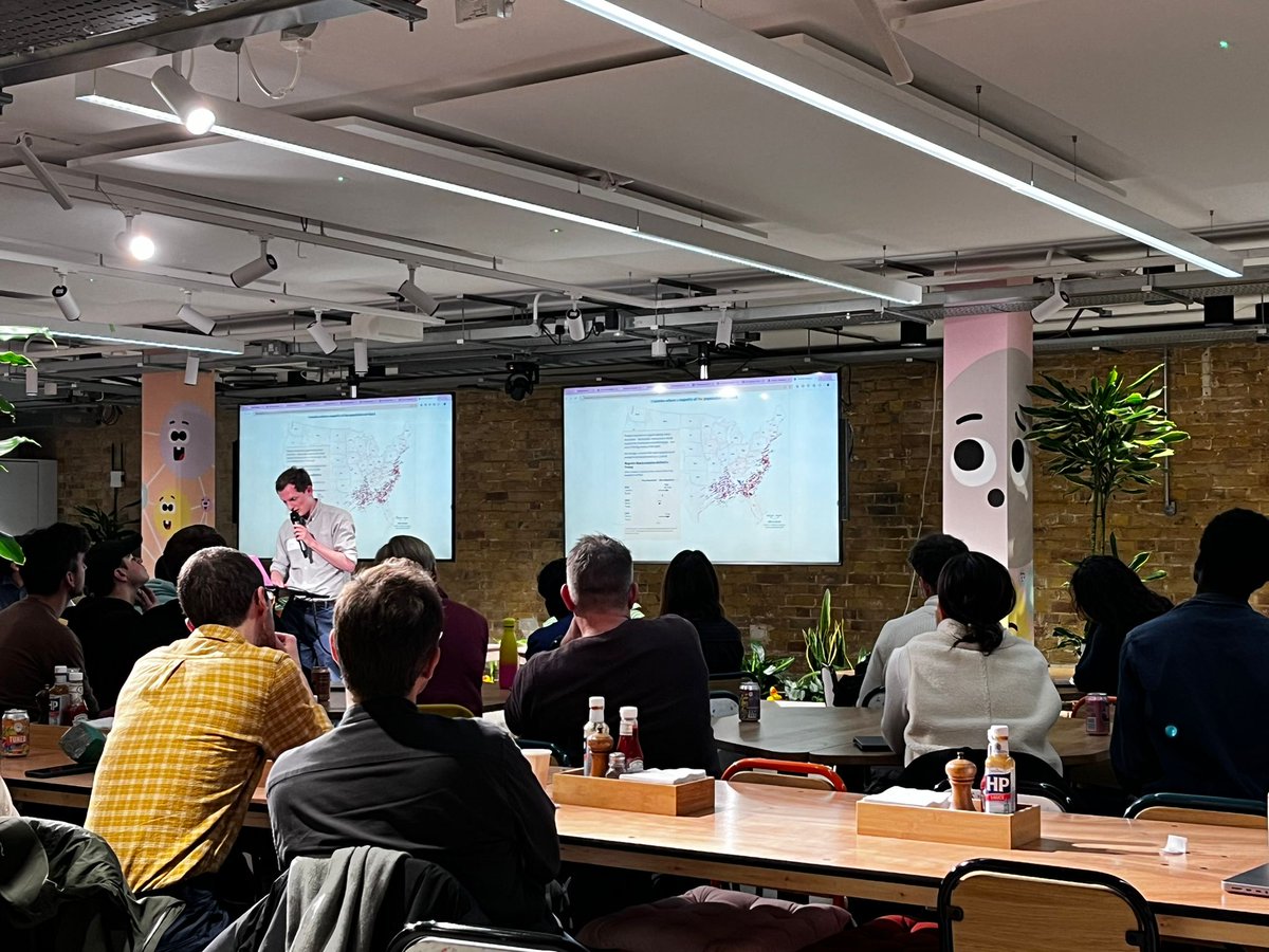 Ashley Kirk (@ashley_j_kirk) on Twitter photo It was great to speak about our team's work on 2024 elections at the <a href="/DataVizSociety/">Data Visualization Society</a> meetup. Interesting points made by <a href="/aubergene/">Julian Burgess</a> and <a href="/meikeeijsberg/">Meike Eijsberg</a> - thanks for organising <a href="/MafeCafe/">M</a> and <a href="/GiacomoBosc/">Giacomo Boscaini-Gilroy</a>! It was great to speak about our team's work on 2024 elections at the <a href="/DataVizSociety/">Data Visualization Society</a> meetup. Interesting points made by <a href="/aubergene/">Julian Burgess</a> and <a href="/meikeeijsberg/">Meike Eijsberg</a> - thanks for organising <a href="/MafeCafe/">M</a> and <a href="/GiacomoBosc/">Giacomo Boscaini-Gilroy</a>!