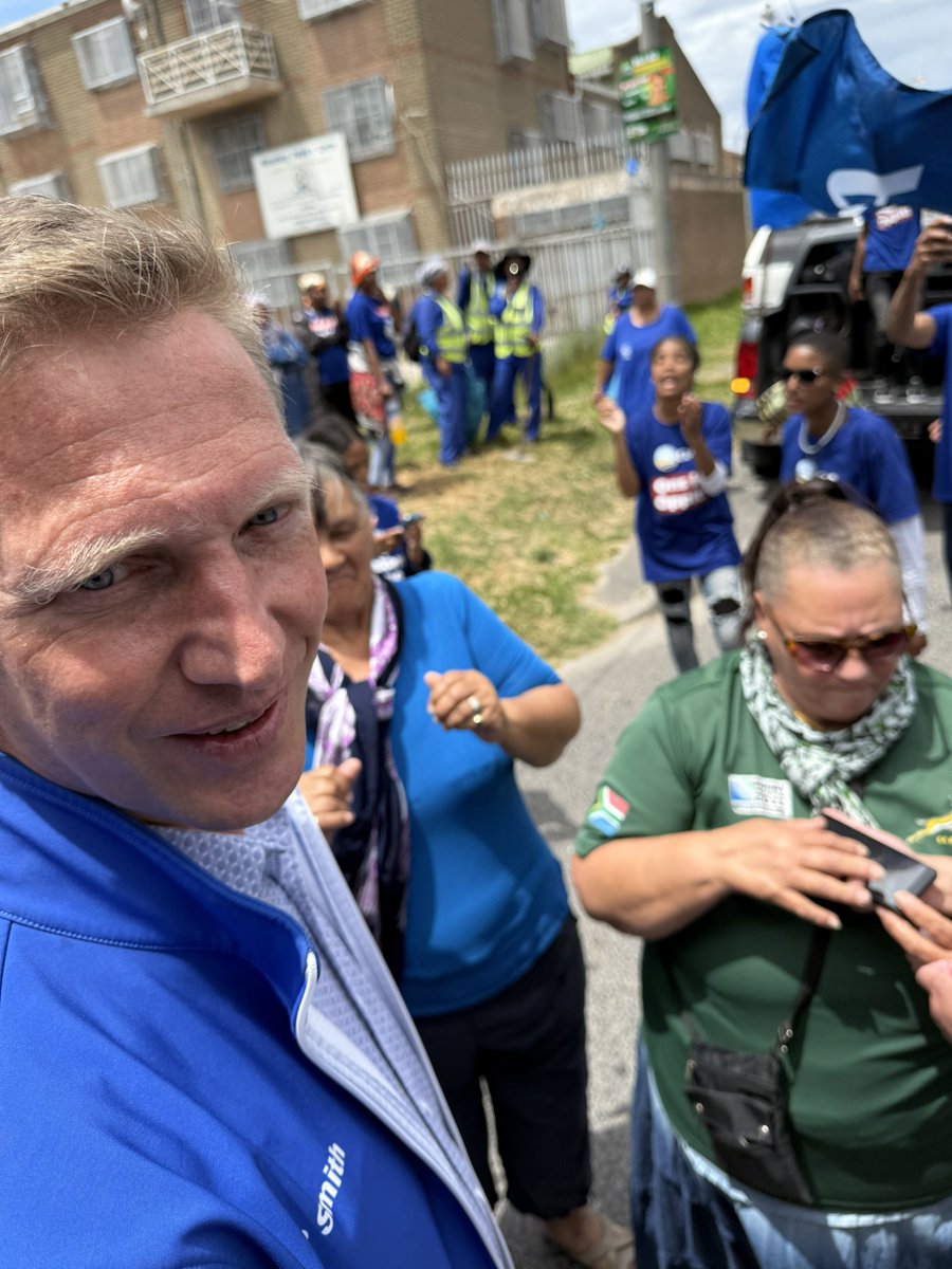 ricardomackenzi's tweet photo. We are #oppit here in Manenberg as voters coming out to show their support for @Our_DA
#voteda https://t.co/UCZEXsUpFm
