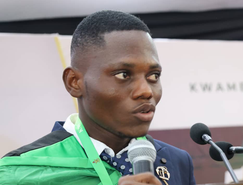 Thevokofficial's tweet photo. 📍📍KNUST GRADUATION 2024📍📍

From Nsawm SHS to making history at KNUST, what an unforgettable and indelible memory!

Laurent Sessi emerge as the Valedictorian of the College of Agriculture and Natural Resource with a CWA of 82.14 ⭐⭐

#VoiceOfKnust #Graduation24 #VOKReport https://t.co/hhBTYcw4Vg