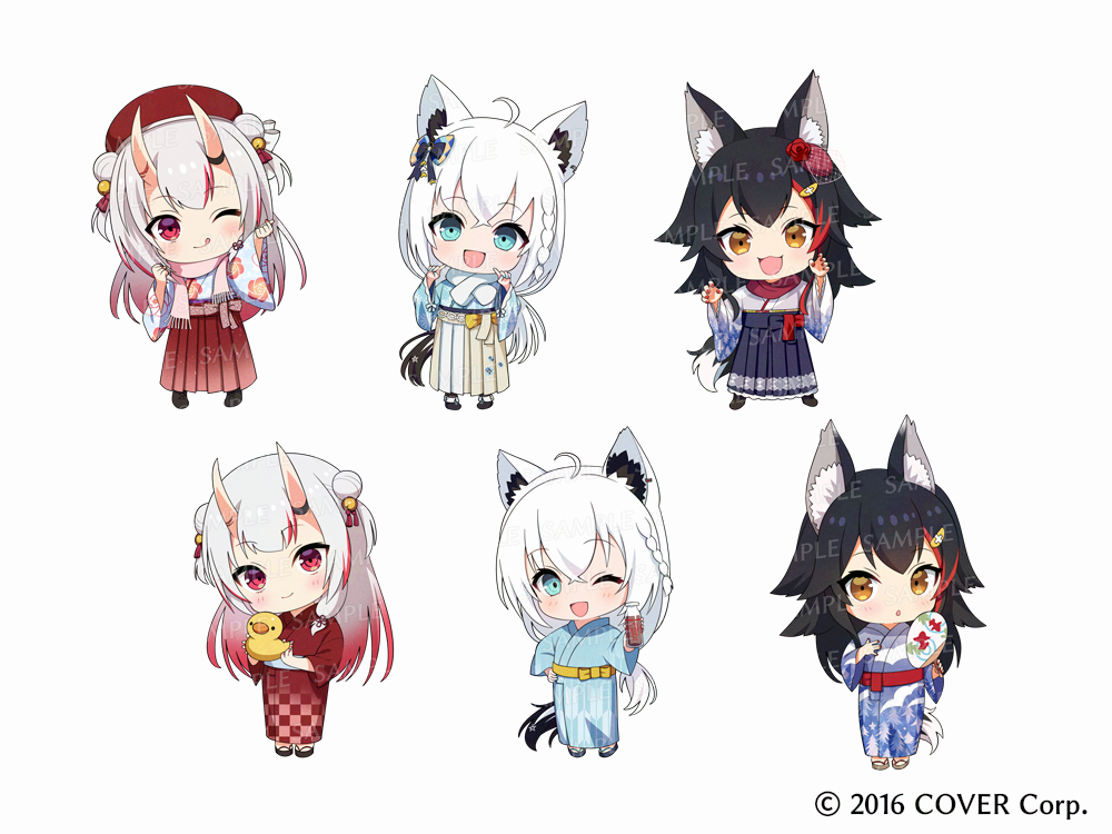 おしらせ】豊島園 庭の湯×ホロライブ コラボイベントにて、デフォルメ