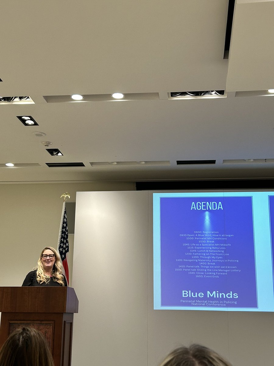 Amazing to support <a href="/JJSharpers/">Jen</a> at the first @BlueMinds_WG national conference ☺️🙌 
#BlueMinds24
<a href="/WOWestMercia/">Liz Warner, Chair of WOW</a>
