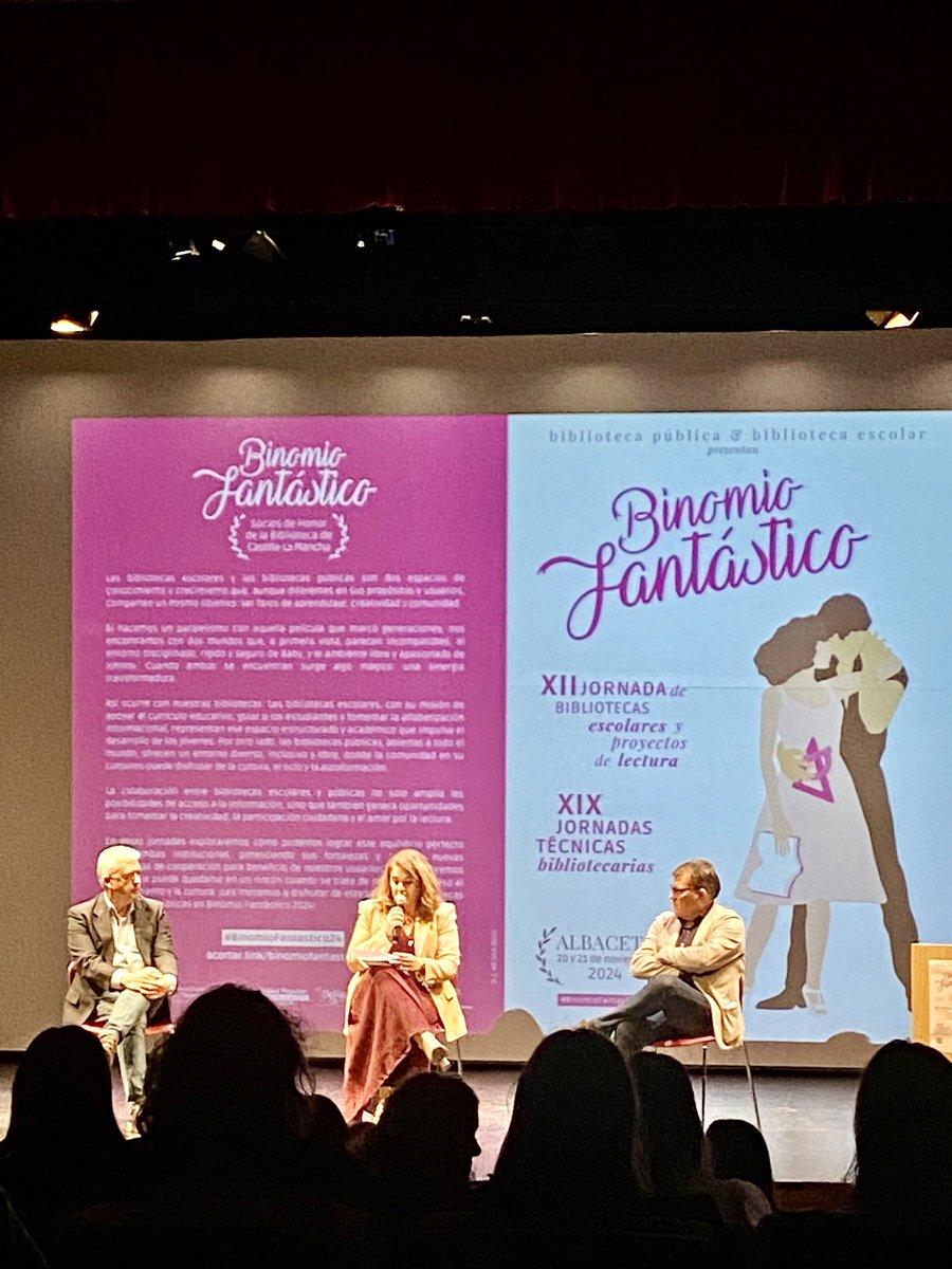 Arranca el #BinomioFantástico 2024: XVIII Jornadas Técnicas Bibliotecarias y XI de Bibliotecas Escolares, inauguradas por Pedro Cobo y Diego Pérez. María José Moreno dio la bienvenida tras un minuto de silencio por las víctimas de la DANA. Síguelas en 👉 bit.ly/4fUmVY2