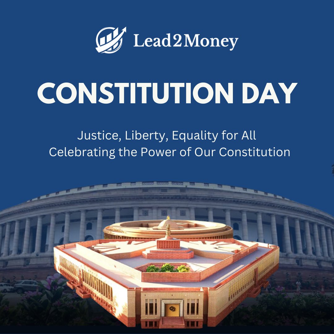 L2MISPL32's tweet photo. ๐ฎ๐ณโจ
This Constitution Day, letโs honor the values that unite us and guide our nation toward greatness! ๐"
๐๏ธ #ConstitutionDay #IndiaPride #DemocracyInAction #Lead2Money #UnityInDiversity #IndianConstitution
Download App
https://t.co/3haIfL5bV5 https://t.co/f4UDTP8XKy