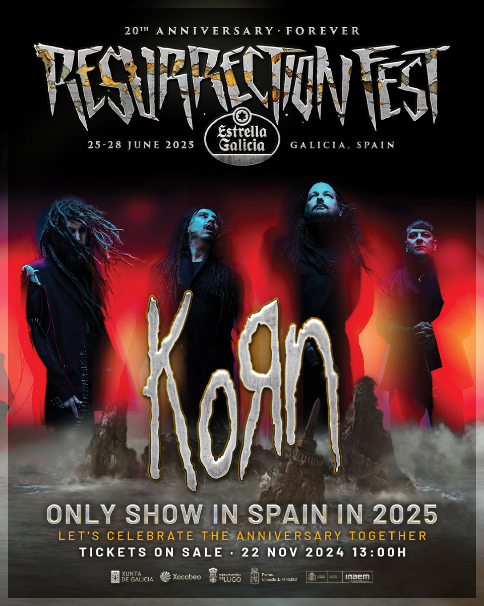 Resurrection Fest Estrella Galicia (@resurrectionesp) on Twitter photo đ„ SORTEO: Y PARA LOS QUE NO OS HABĂAIS ENTERADO... đŁ ÂĄKORN CELEBRARĂ CON NOSOTROS EL XX ANIVERSARIO DEL RESURRECTION FEST!
ÂĄLa banda pionera del nu metal <a href="/Korn/">Korn</a> regresa a España despuĂ©s de 8 años! Los californianos estarĂĄn en nuestro 20Âș Aniversario con una FECHA ĂNICA en todo đ„ SORTEO: Y PARA LOS QUE NO OS HABĂAIS ENTERADO... đŁ ÂĄKORN CELEBRARĂ CON NOSOTROS EL XX ANIVERSARIO DEL RESURRECTION FEST!
ÂĄLa banda pionera del nu metal <a href="/Korn/">Korn</a> regresa a España despuĂ©s de 8 años! Los californianos estarĂĄn en nuestro 20Âș Aniversario con una FECHA ĂNICA en todo