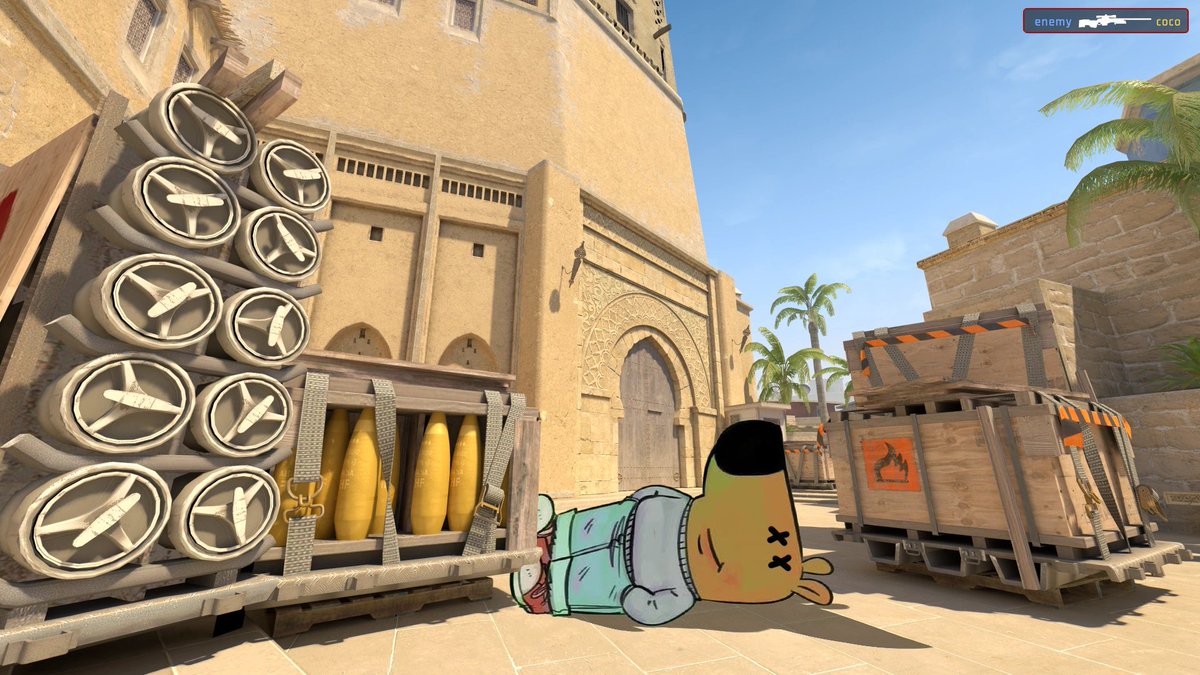 cs2_coco's tweet photo. Me on mirage because I was a little too chill and didn't clear all angles https://t.co/acwCGdmhGD