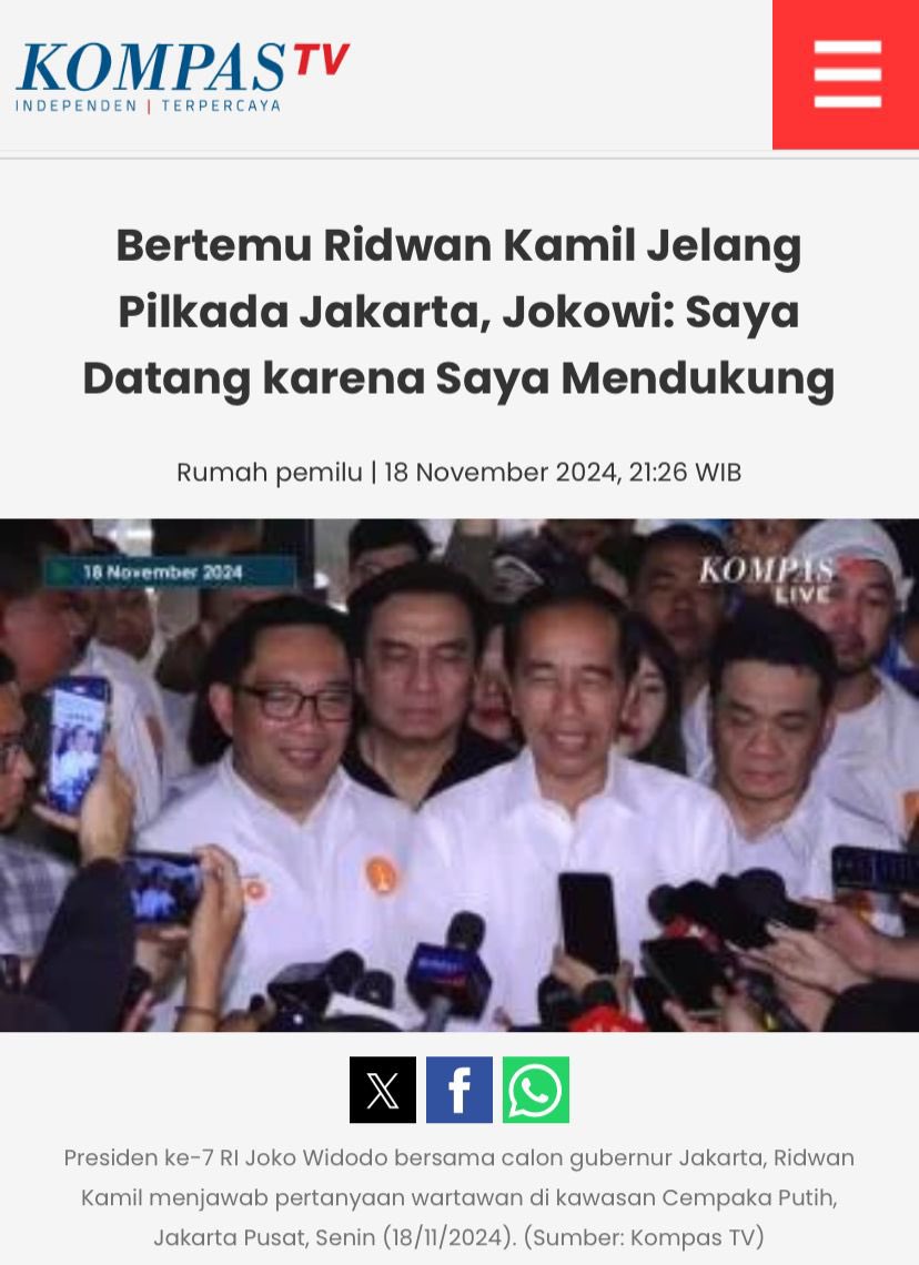 kami bersama pak Jokowi yang sama sama dukung Ridwan Kamil
#KenapaSayaRidwanKamil, #JokowiRidwanKamil #CoblosYangAdaMonasnya