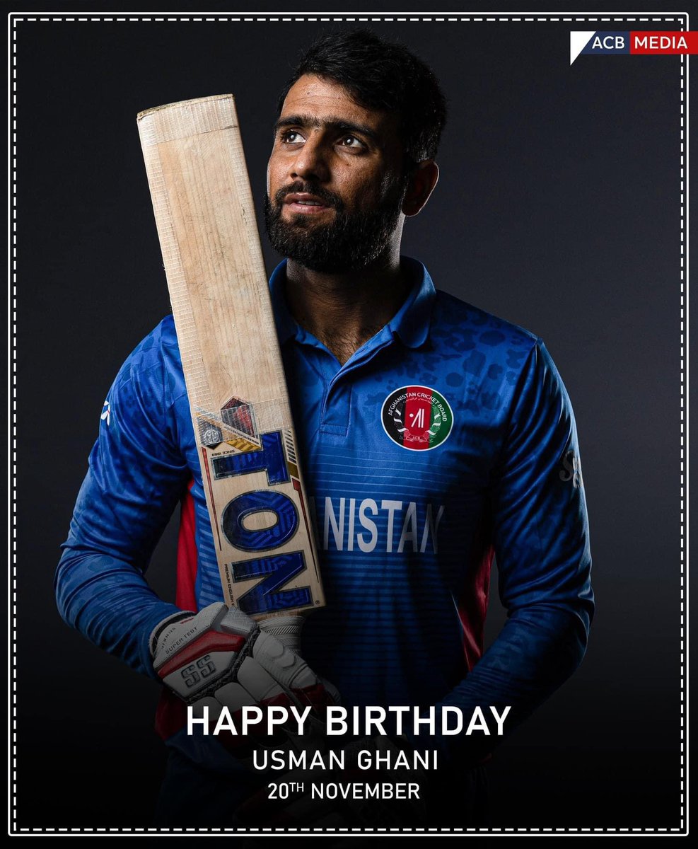 Happy birthday dear skipper <a href="/IMUsmanGhani87/">Usman Ghani</a> hope you have a wonderful year ahead.