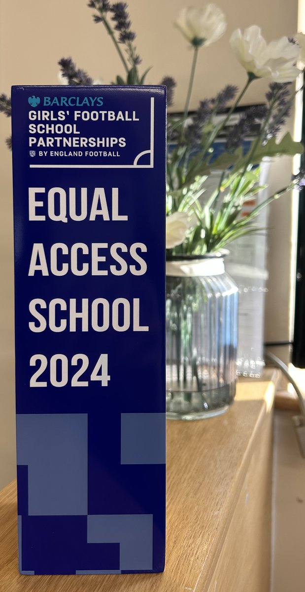 BWGjmi's tweet photo. Very proud to have received our Equal Access School plaque to recognise our equal access to girls' football. ⚽️🏆 #letgirlsplay #bwgjmi https://t.co/Rll8yYehI0