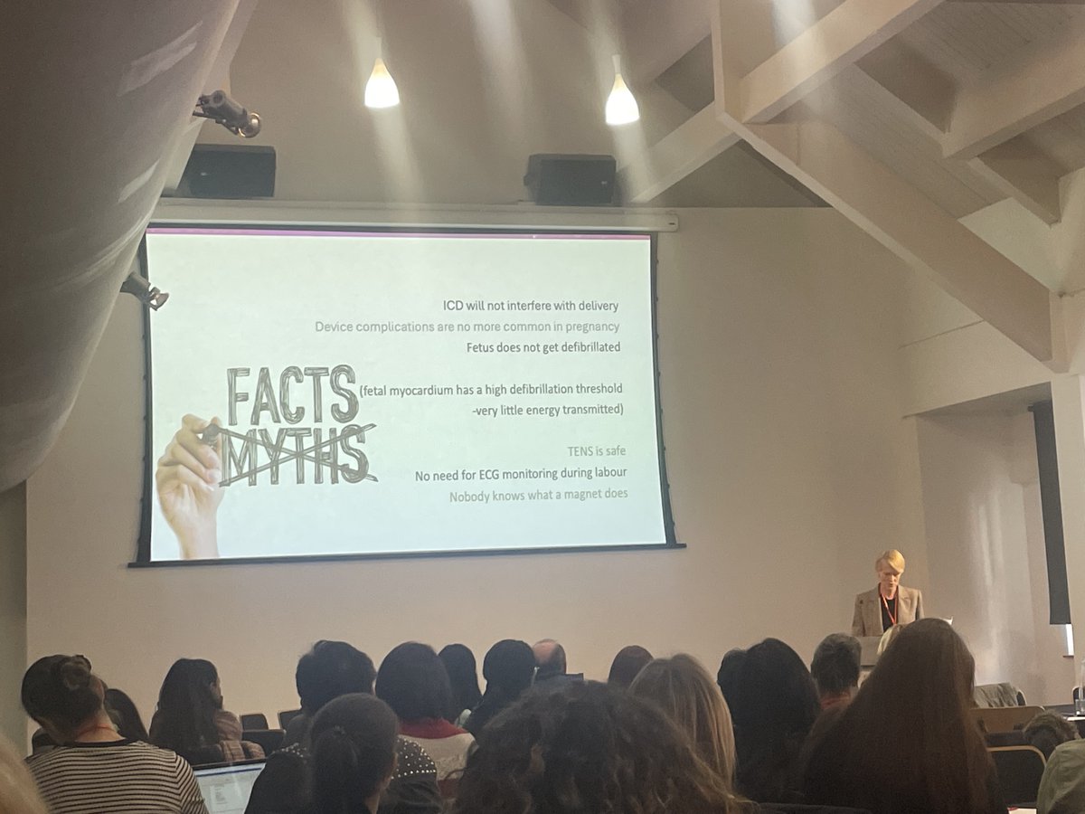 UK Maternal Cardiology Society (@theukmcs) on Twitter photo Myth-busting with <a href="/cardiosteph/">Steph Curtis</a>: Device complications aren’t more common in pregnancy, TENS is safe to use, and there’s no need to turn off the ICD! Myth-busting with <a href="/cardiosteph/">Steph Curtis</a>: Device complications aren’t more common in pregnancy, TENS is safe to use, and there’s no need to turn off the ICD!