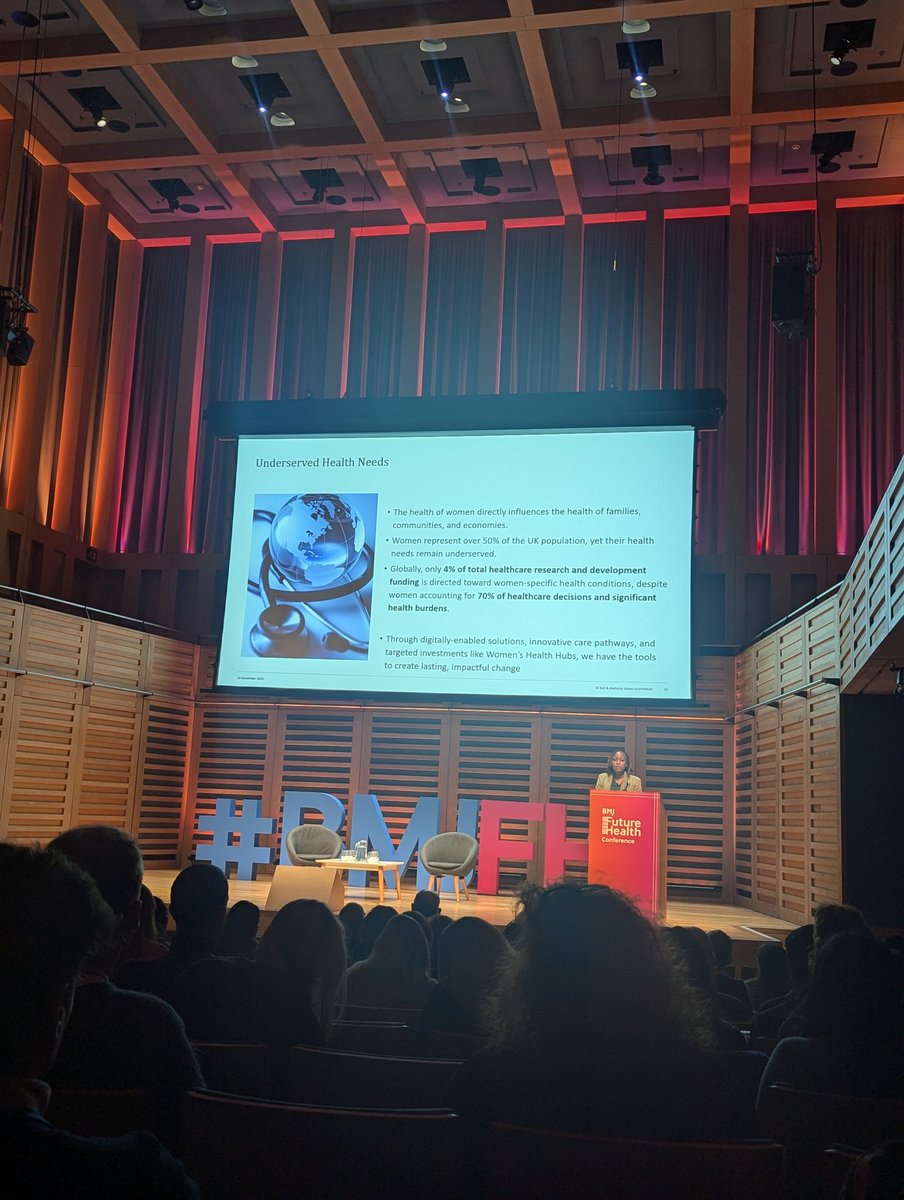 Excellent talk from Patricia Odero from the Bill &amp; Melinda Gates Foundation on Prioritising Women's Health Innovation 
#BMJFutureHealth #BMJFH