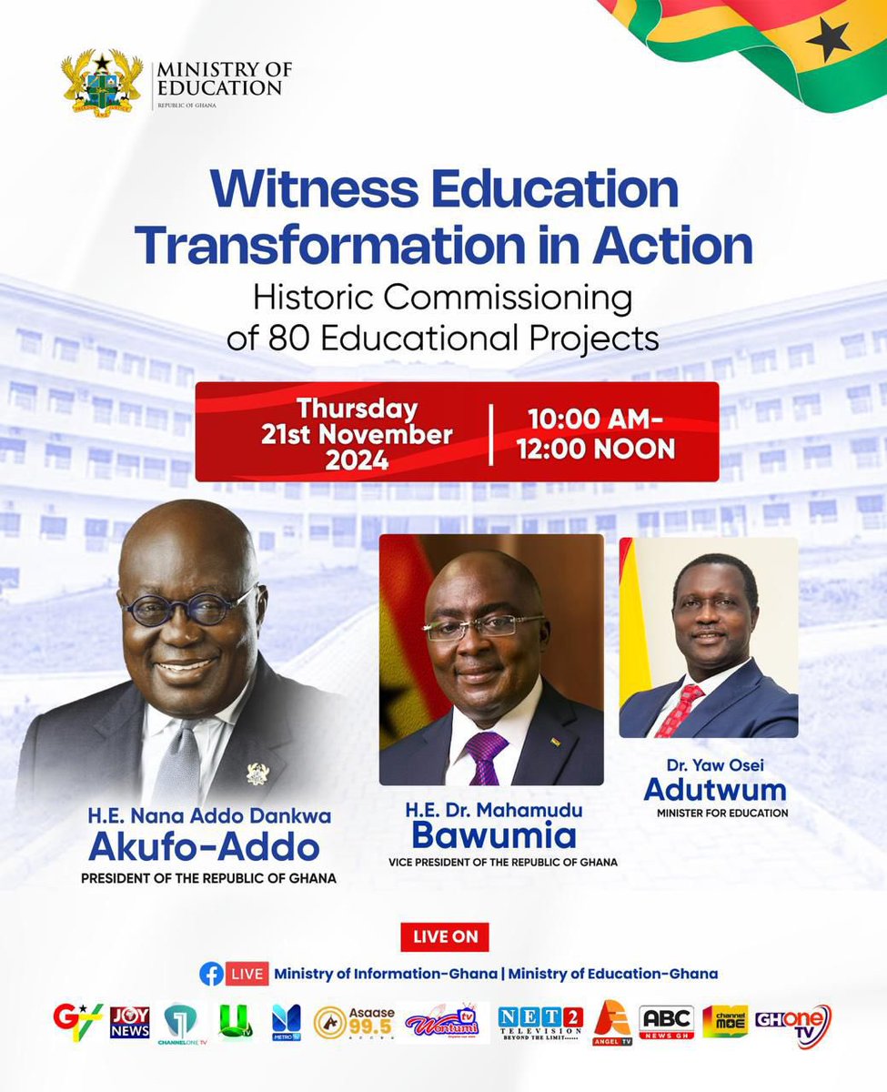 NPP4All's tweet photo. #HistoricCommissioning
#80EducationalProjects
#BawumiaMeansJobs
#VoteNumber1
#ProtectFreeSHS https://t.co/Vobe1U71S2