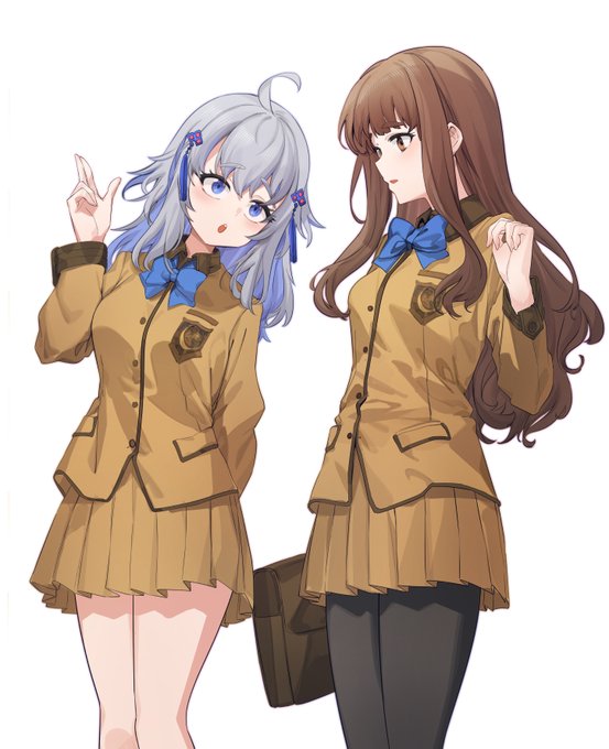 텐메이 시로츠키
키시나미 하쿠노
#Tenmei_Art 