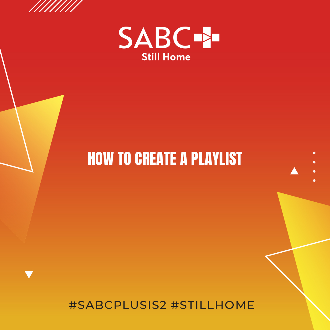 SABCPlus's tweet photo. Make sure you never miss a show! Learn how to create your own playlist and keep track of all your favorites. 

#SABCPlusIs2
#How2SABCPlus
#StillHome https://t.co/0UV2KQAPbb