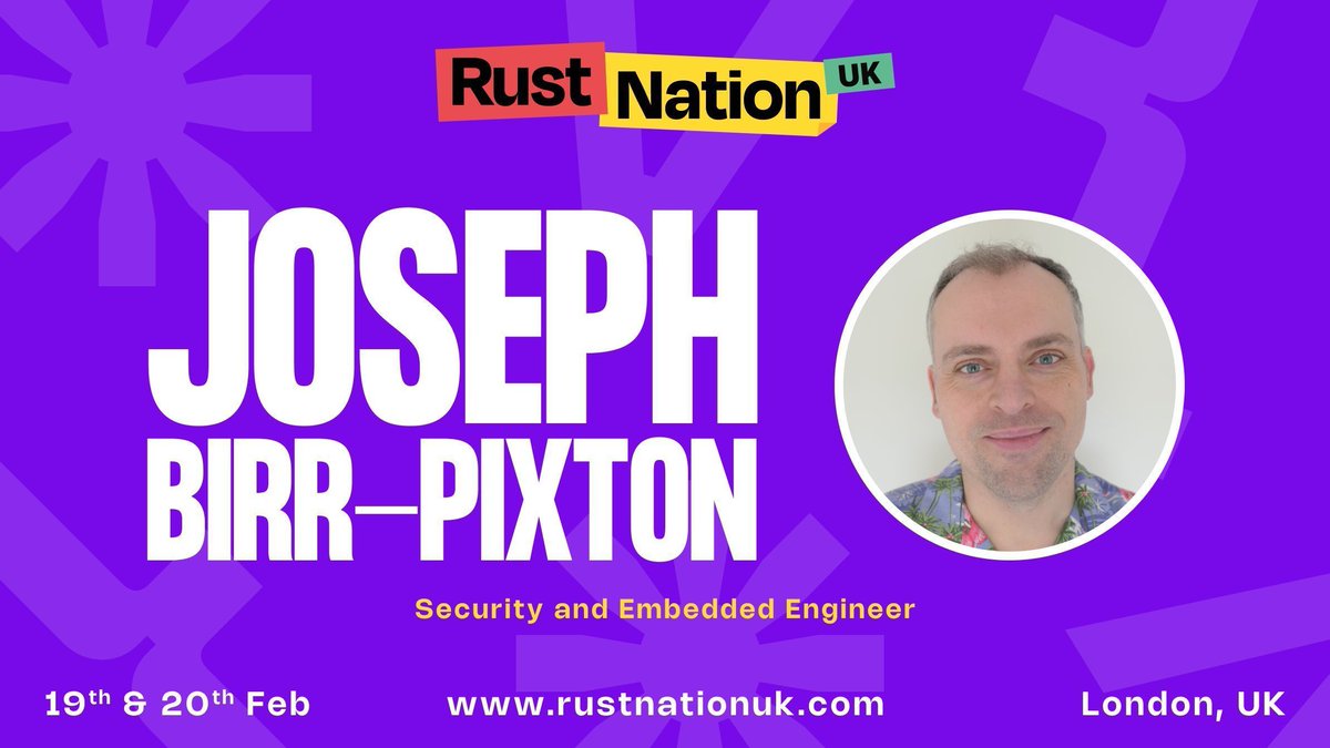 Rust Nation UK 🦀 tweet media