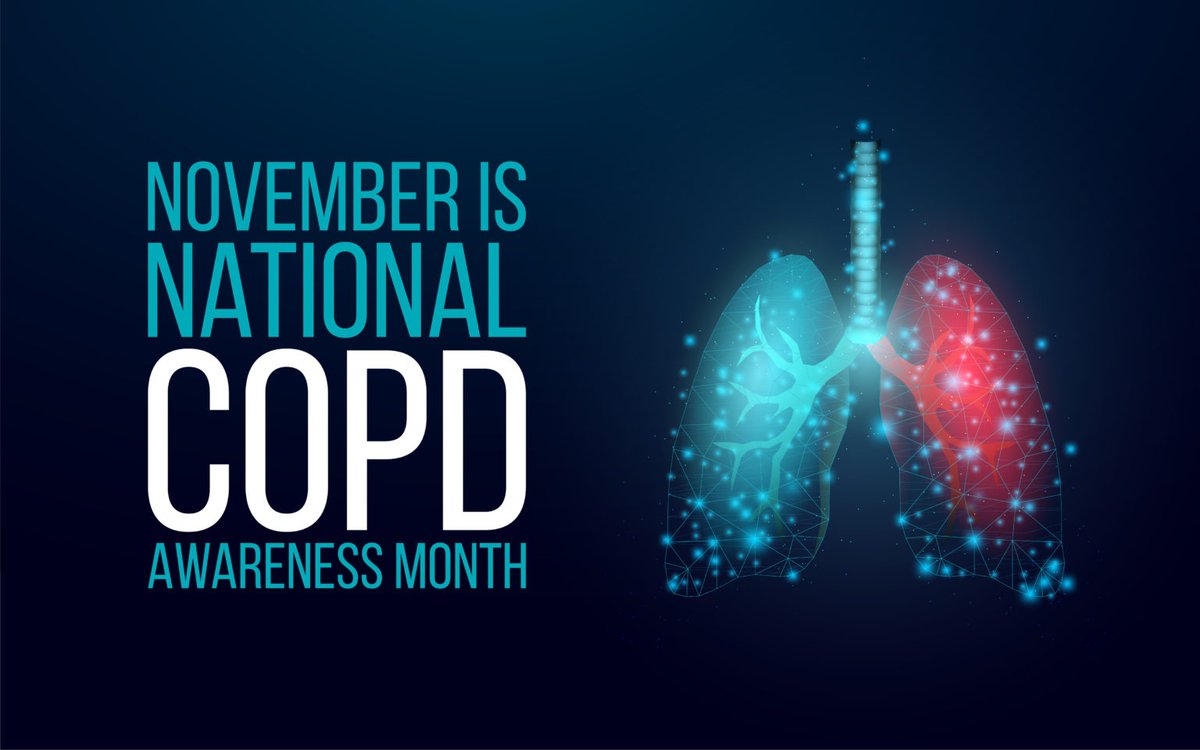 trinityoaksccrc's tweet photo. Today is COPD awareness day. It's important for everyone to be aware of this chronic lung disease. Let's spread awareness and educate others about the symptoms and treatments available. https://t.co/J6YdIUrPEP