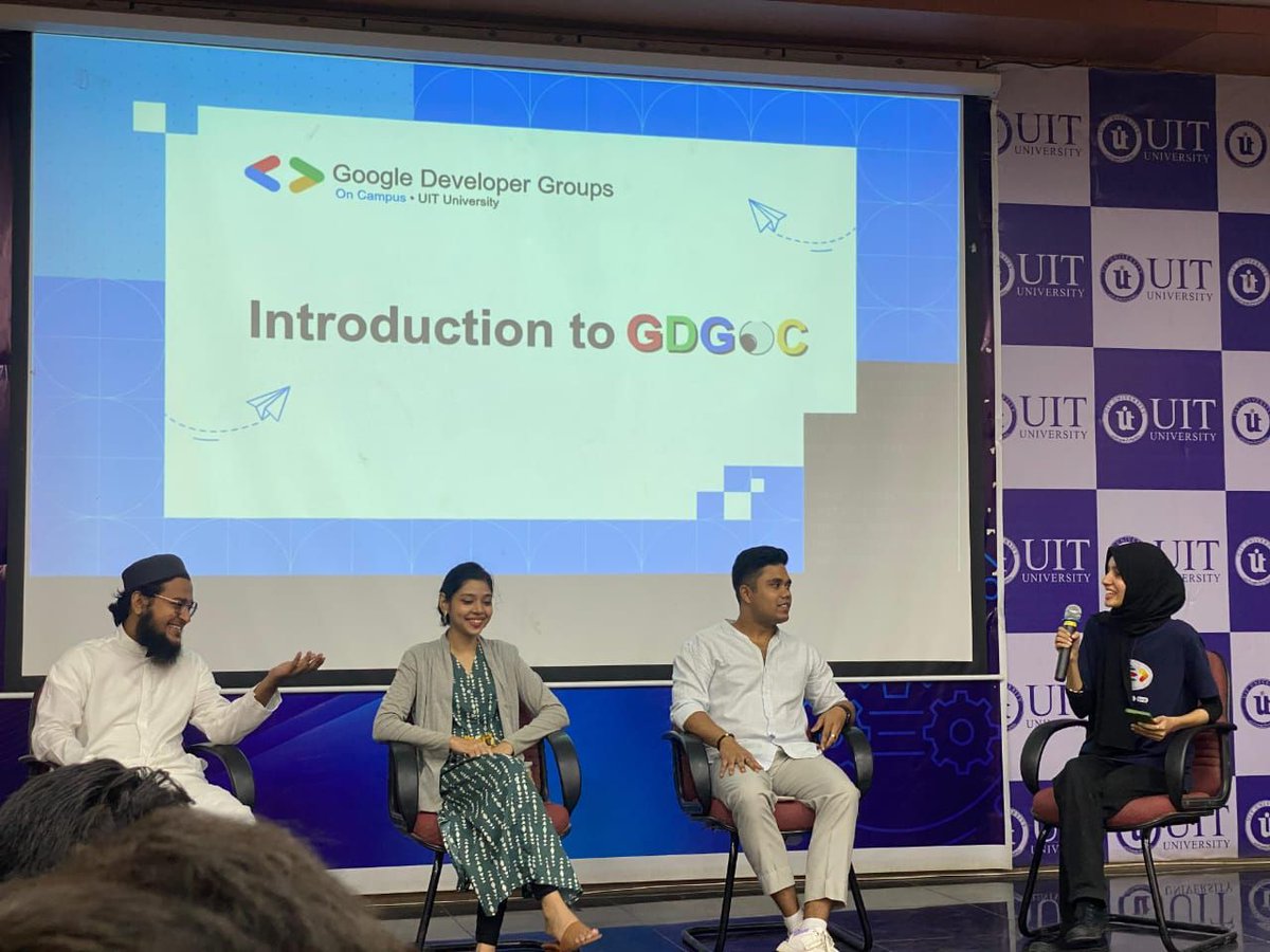 CodeAshing's tweet image. Had a wonderful time with the amazing people UIT University! A big thanks to the GDG on Campus UIT University a community by @googledevs for the kind invitation