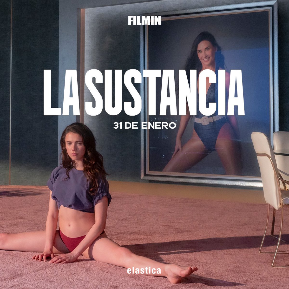 Ya hay fecha. YA. HAY. FECHA.

“La Sustancia”. 31 de enero. En Filmin. 

Preparen su mejor versión 🧪📦🩸 <a href="/ElasticaFilms/">elasticafilms</a>