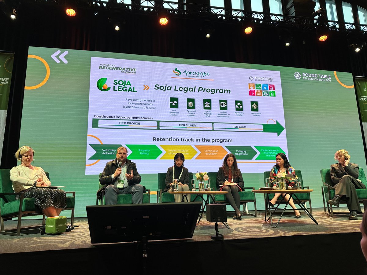 📍Osvaldo Pereira, our senior research associate, is at the @ResponsibleSoy International Conference in #Belgium this week connecting with producers in global production regions, fostering collaboration to drive positive change across the #soy value chain.📈

#Sustainable #RTRS