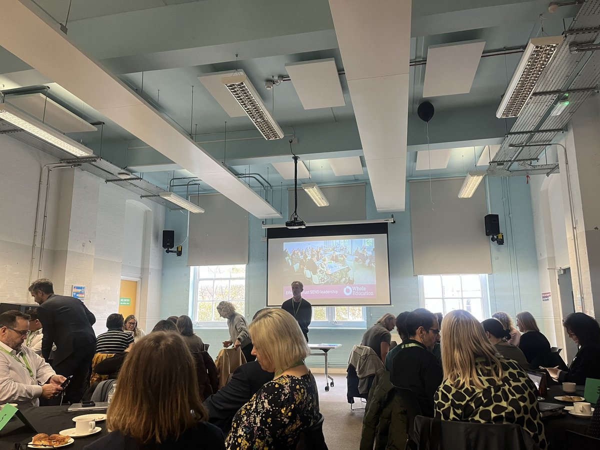 Rhian Warner (@rhianwarnersend) on Twitter photo Thrilled to be at the <a href="/WholeEducation/">Whole Education</a> MAT SEND Leaders day to connect and collaborate with colleagues across the sector.
Also looking forward to sharing some of the fantastic work happening <a href="/EducationEACT/">E-ACT</a> with <a href="/simontanner_SEN/">Simon Tanner</a>
#IfNotUsWho? Thrilled to be at the <a href="/WholeEducation/">Whole Education</a> MAT SEND Leaders day to connect and collaborate with colleagues across the sector.
Also looking forward to sharing some of the fantastic work happening <a href="/EducationEACT/">E-ACT</a> with <a href="/simontanner_SEN/">Simon Tanner</a>
#IfNotUsWho?
