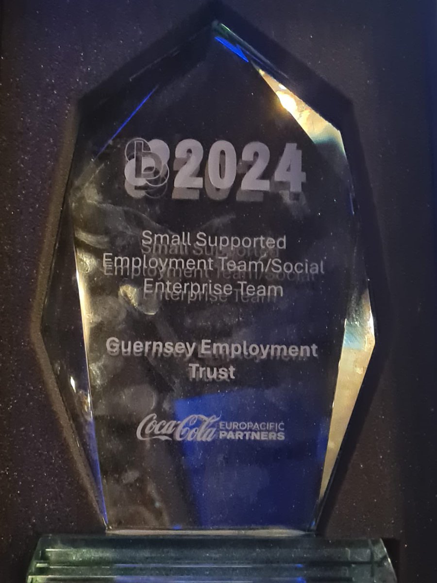 🎉 We did it! 🎉 We won the Small Supported Employment Team of the Year award at #BASE2024! 🏆 It was an exciting night and a true validation of our hard work, collaboration, respect, and appreciation for one another. Improving the lives of the disabled community in Guernsey.
