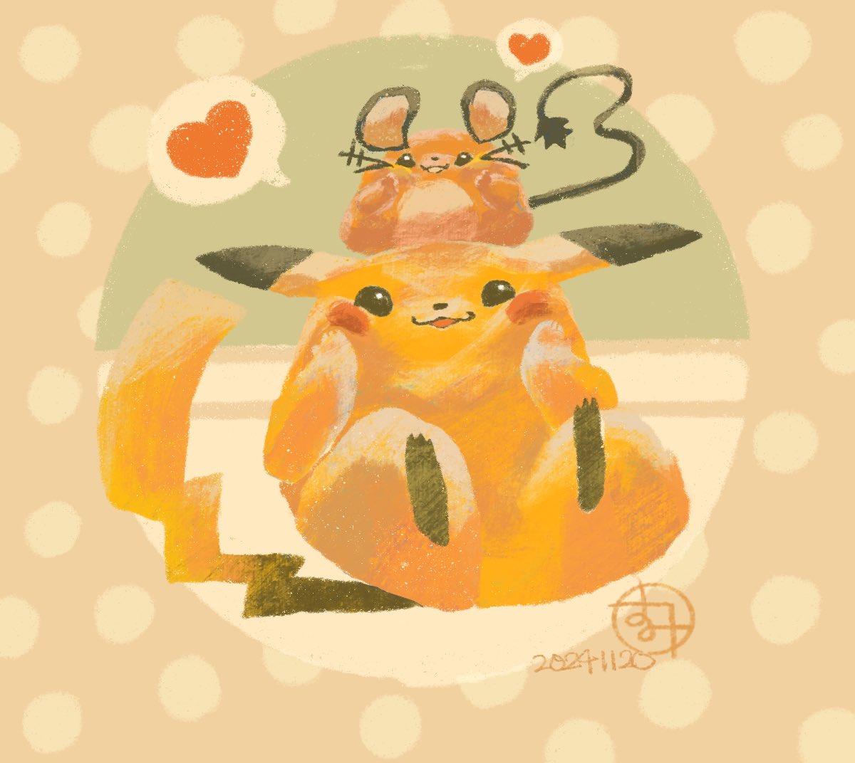🥰💕
#ポケモン #イラスト #pokemonfanart