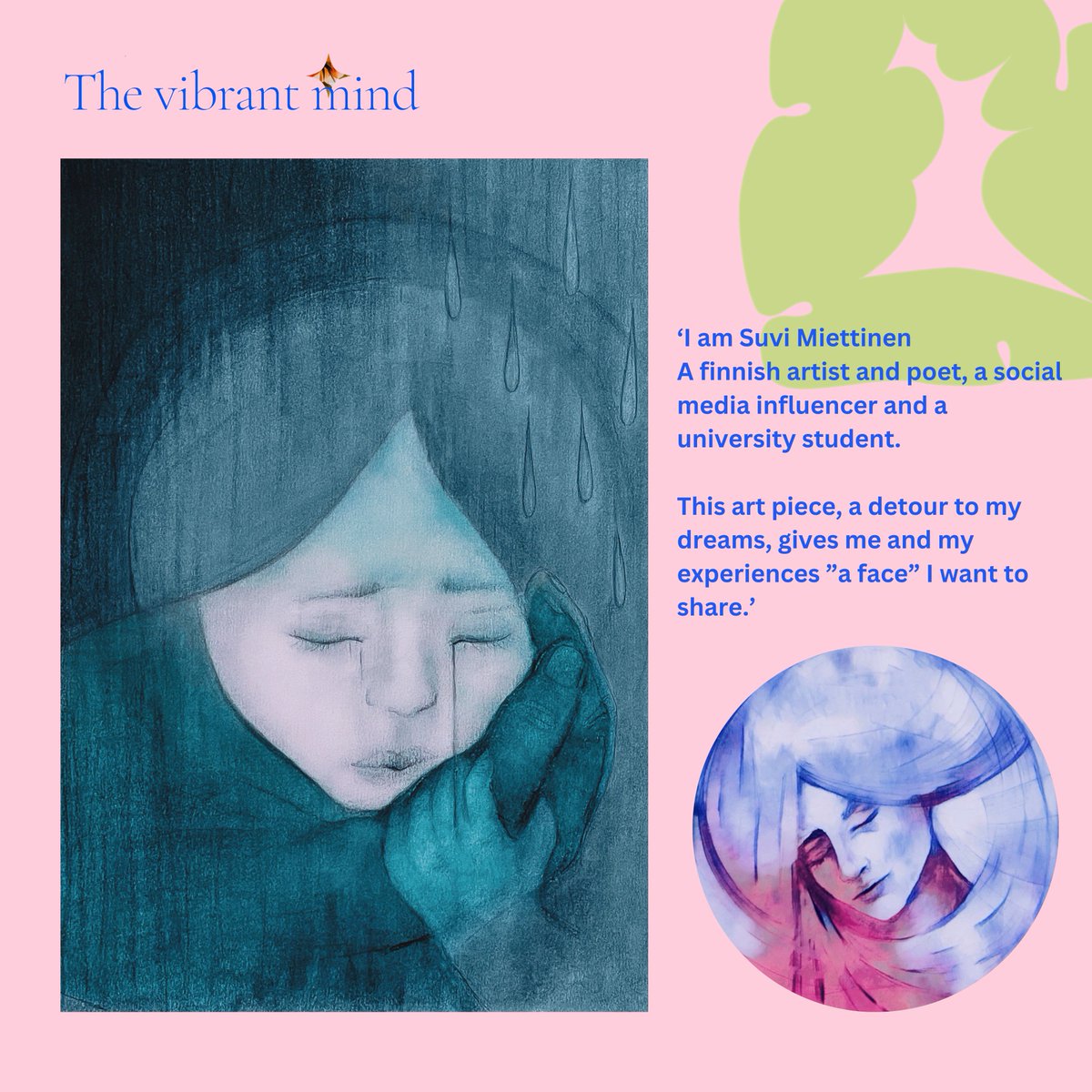 ✨ The Vibrant Mind 2024 Winners! ✨
After an inspiring journey across 10 countries, we’re thrilled to announce this year’s winners:

🏆 Lora-Elly Vannieuwenhuysen (Belgium)
🏆 Madeleina Kay (UK)
🏆 Suvi Miettinen (Finland)

Congratulations to the winners and thank you to all