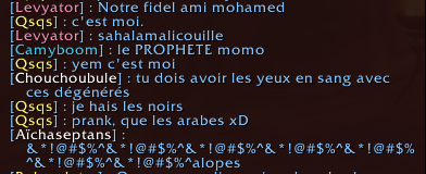 Fawzz_tv's tweet photo. Je tiens à alerter la communauté sur un problème sérieux auquel je fais face.

Je suis victime de harcèlement constant par la guilde Exode sur le serveur Living Flame de World of Warcraft SOD qui sévi en Horde et en Alliance. Je ne peux plus me connecter en paix sans subir des insultes racistes, islamophobes et haineusese en partie dans leur channel de guilde / groupe . Ce comportement est inacceptable et va à l’encontre de tout ce que représente cet univers de jeu.

J’ai des preuves : des screenshots et des noms de joueurs qui montrent clairement que cette guilde adopte une attitude antisémite, raciste et islamophobe. Ces actes nuisent non seulement à mon expérience de jeu, mais ternissent aussi l’image de World of Warcraft dans son ensemble.

Le jeu est un lieu de partage, d’évasion et de vivre ensemble, pas un espace pour la haine. Ces individus ruinent cet idéal depuis trop longtemps et ne doivent pas rester impunis. Si nécessaire, je n’hésiterai pas à aller jusqu’au tribunal pour débarrasser ce magnifique univers de ces comportements toxiques. Avec toutes sortes qui n'ont pas leur place dans WOW.

Toute la guilde Exode est responsable mais voici quelque pseudo récurant : Berthouille / Lunnatic / Sùg / Boutnoir " Sneakzy alliance / Couillevide / JésusQlf / Palaburka / Ulosturbuff / Stàrfallah / bØfissdeput / Mickyheal / Lacoquine Silvi / Terrorina et plein d'autre disponible dans les screens.

Je n'ai jamais fait ce genre d'action mais cela se passe sur un jeu que j'apprécie et que j'affectionne énormément et depuis que ces gens y sont ça n'est plus le World of Warcraft que j'ai connu c'est un à dire un espace de paix et de détente.. 

Je vous demande de soutenir cette cause, car toute forme de haine n’a pas sa place dans World of Warcraft et nul part ailleurs ! N'hesitez pas a partager car aujourd'hui c'est moi peut être demain ça sera vous.
@BlizzardCSEU_FR @ZoltanTV @Warcraft_FR