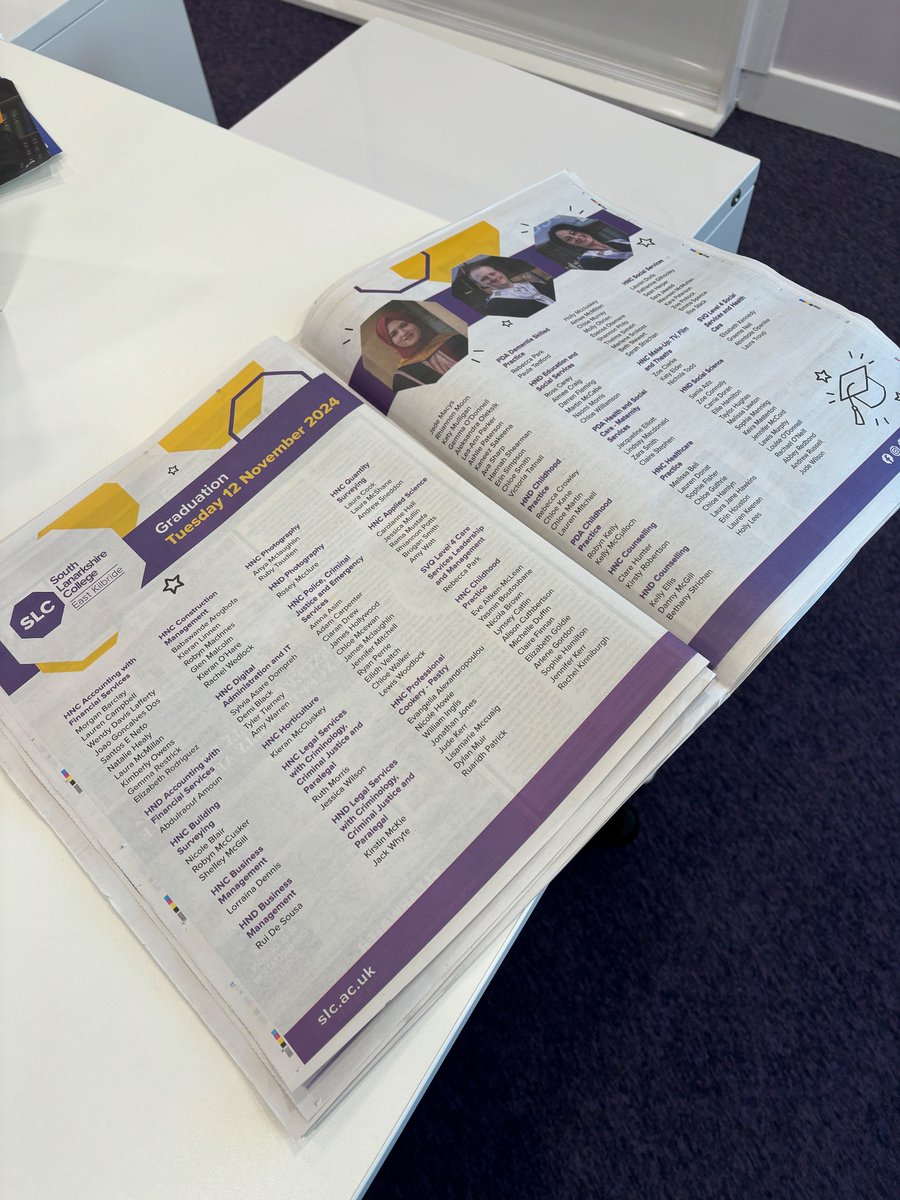 SLCek's tweet photo. π The Class of 2024 Graduation list has hit your local newspaper stand.
βοΈ Grab a cuppa and a copy of the @EKilbrideNews today!
Let us know if you spot your name...
#SLCgradπ https://t.co/pyNIPIHoDG