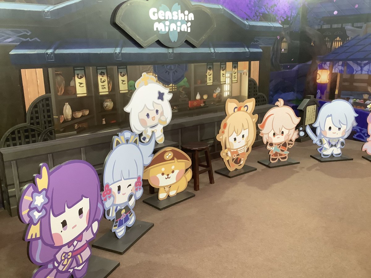 ShinFar's tweet photo. #genshinimpactxLINEFRIENDS #Genshinminini_POPUP #genshinminini_in_Bangkok https://t.co/lCXQNnoPBR