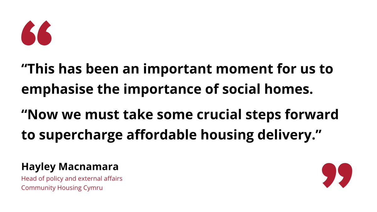 Our response to new <a href="/SeneddWales/">Welsh Parliament</a> committee report on Welsh social housing supply 

“The inquiry process, and this report, have been an important moment for us to emphasise the importance of social homes in addressing the housing crisis...

🧵 (1/4)