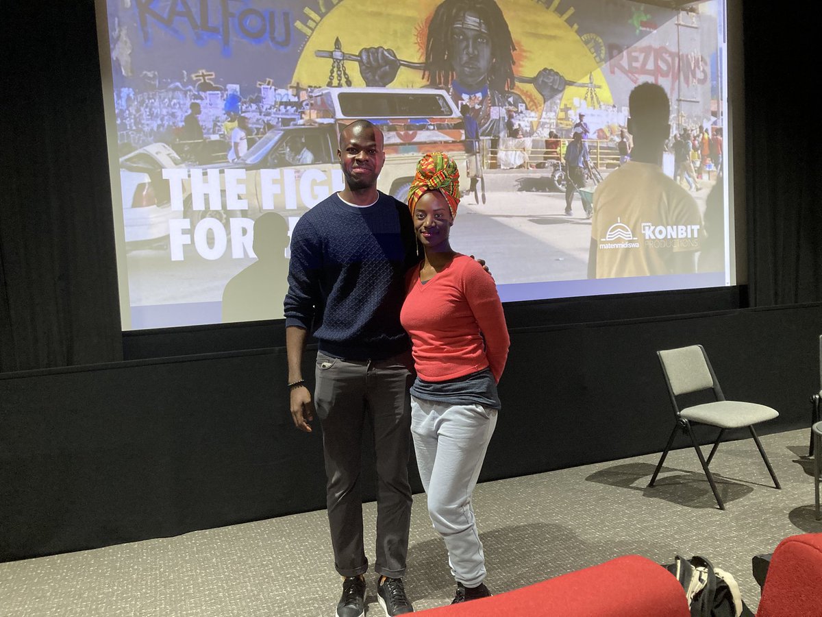Another great event last night - a cinematic screening of @etantdupain’s #TheFightForHaiti hosted by <a href="/QMUL/">Queen Mary University of London</a>’s Centre for Crime and Climate Justice followed by a really excellent Q&amp;A session. Chapò ba, friends. Also great to catch up with <a href="/Michelet_22/">Michelet Romulus - MRICS</a> and <a href="/Shae_Pixie_Kay/">Shodona</a>!