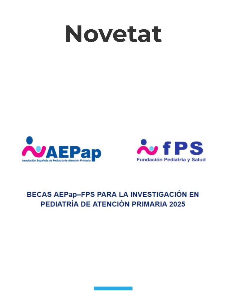 A la web trobaràs ℹ️ sobre les #beques de la <a href="/aepap/">AEPap</a> per aquest 2025 🕵🏻‍♀️ pediatresap.cat/documents-i-jo…