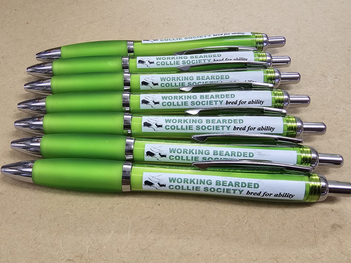 Did you see these branded pens that we produced for the Working Bearded Collie Society?!🖊️

Whether it's branded pens, mugs, office stationary or even clothing...Get in touch for a copy of our catalogue &amp; explore what's on offer!📞01226 740498⠀⠀⠀⠀

💻hotmetalpress.co.uk