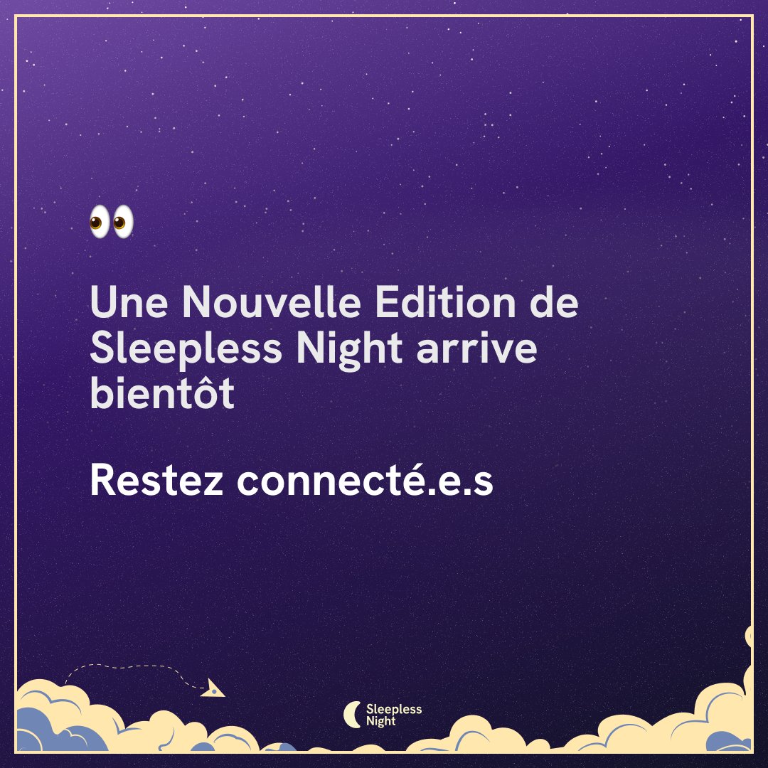Sleepless Night - Événement Caritatif Twitch tweet media