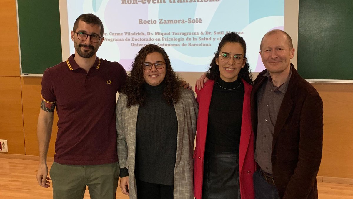 La investigadora Rocio Zamora ha defendido su investigación doctoral sobre transiciones deportivas 👏

📘Sport tales in times of uncertainty, 
dirigida por la Dra. Carme Viladrich y los Dres. Miquel Torregrossa y Saül Alcaraz

Enhorabuena Dra. Rocio Zamora 🎓