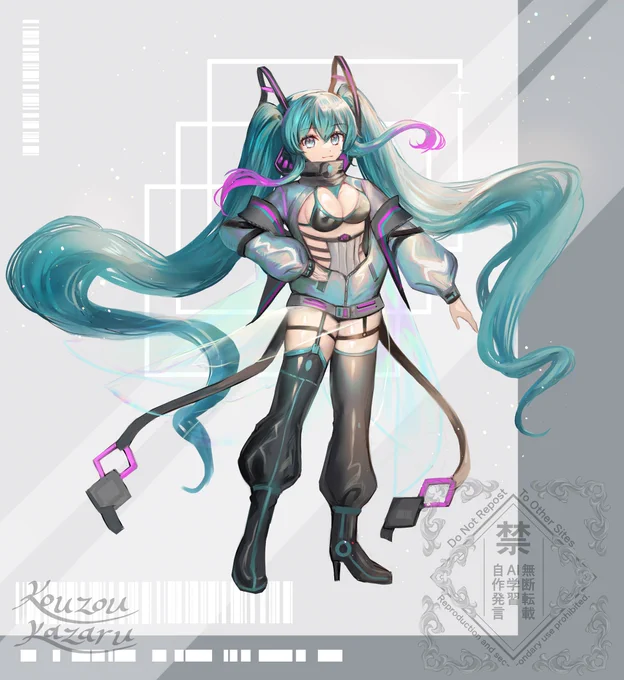オリジナル衣装(リメイク)なミクのrkgk #初音ミク