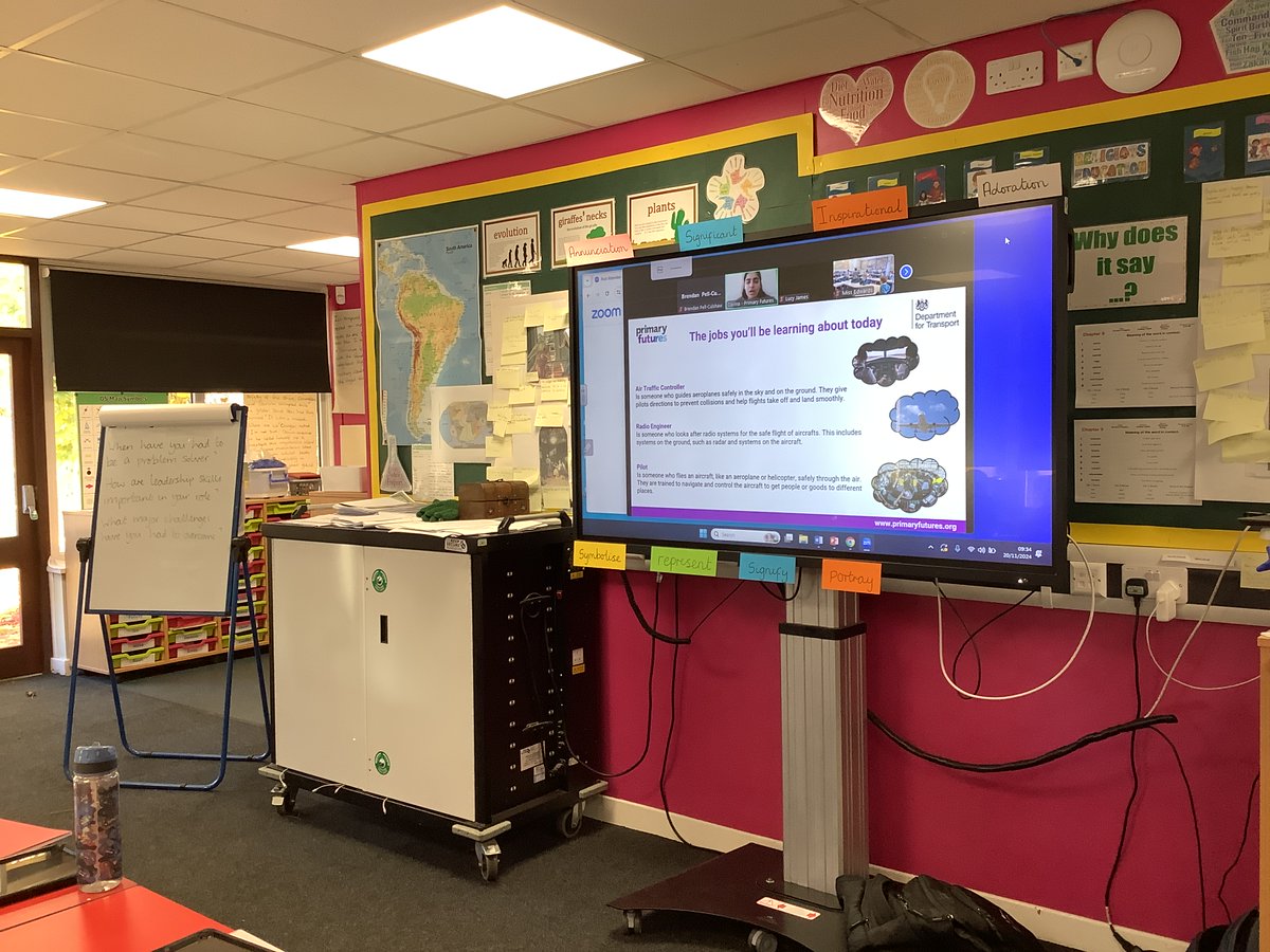 Another fantastic Skills Builder session where Y6 were able to speak to three people from the aviation industry and learnt so much about their key roles.