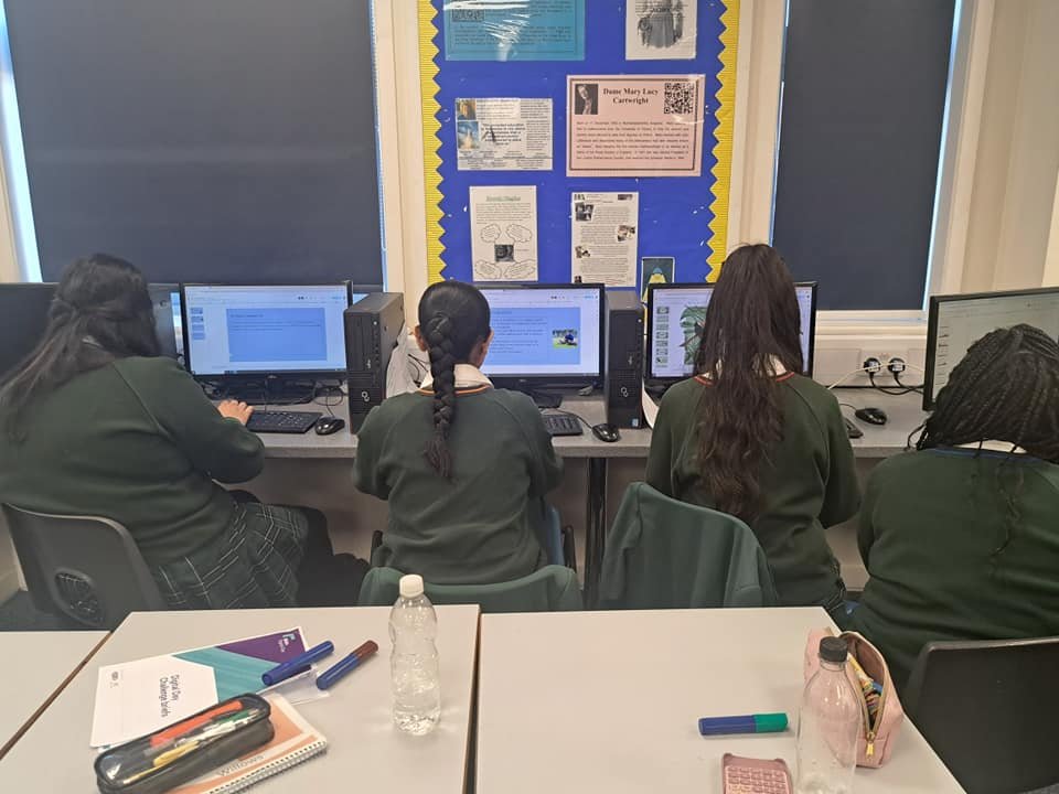 Last week Year 11 Business class took part <a href="/BIMA/">BIMA (British Interactive Media Association)</a>  #DigitalDay24 - we were partnered with <a href="/biggrouplondon/">big group</a>  that works with big campaigns such as RSPCA, Burberry and Samsung. Students loved taking part in creating digital solutions to real world problems.